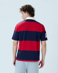 Men Lotto YWC League Retro Polo - Red & Blue T-shirts 1
