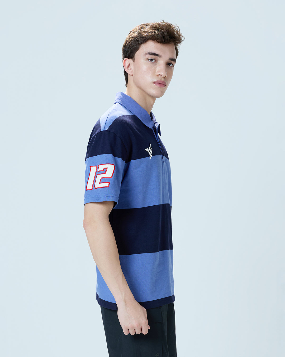 Men Lotto YWC League Retro Polo - Blue T-shirts1