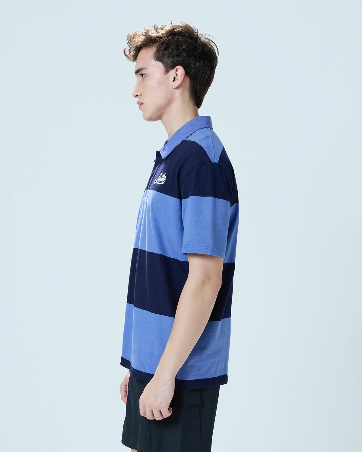 Men Lotto YWC League Retro Polo - Blue T-shirts2