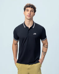 Men Lotto League Polo - Black Beauty T-shirts