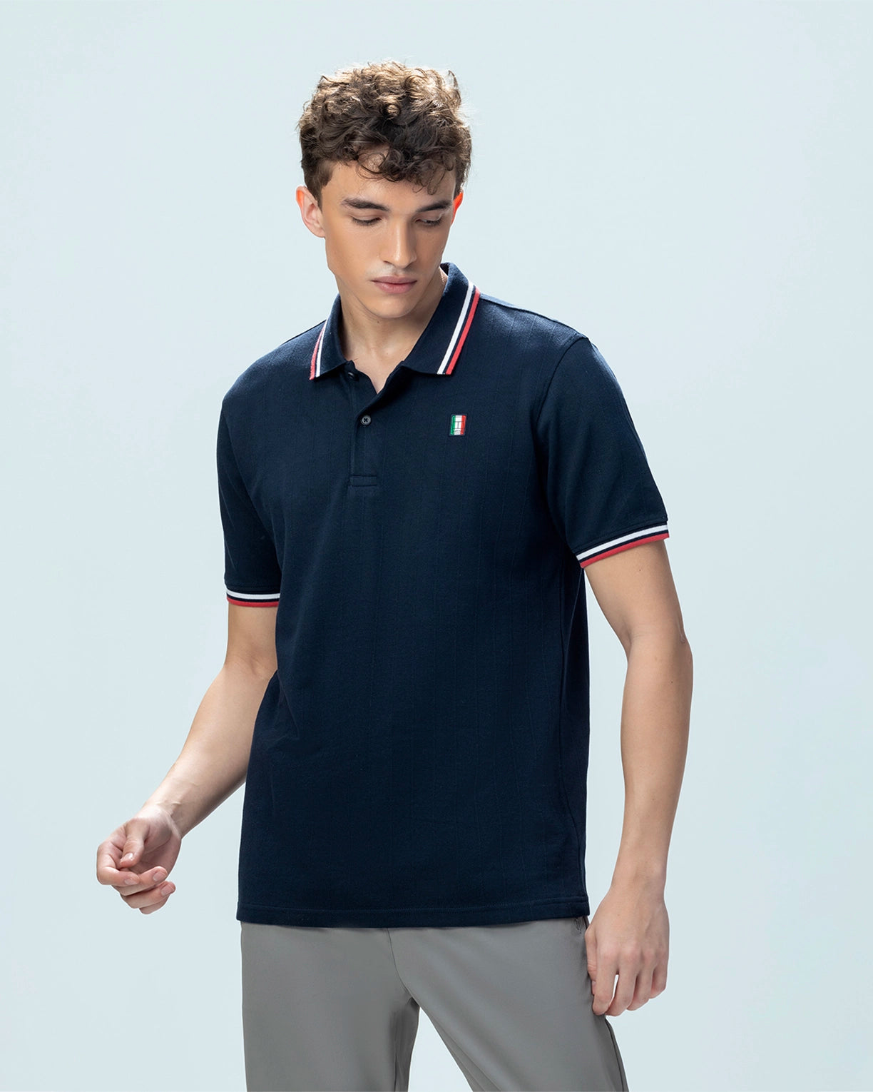 Courtline Italian Polo - Dark Navy