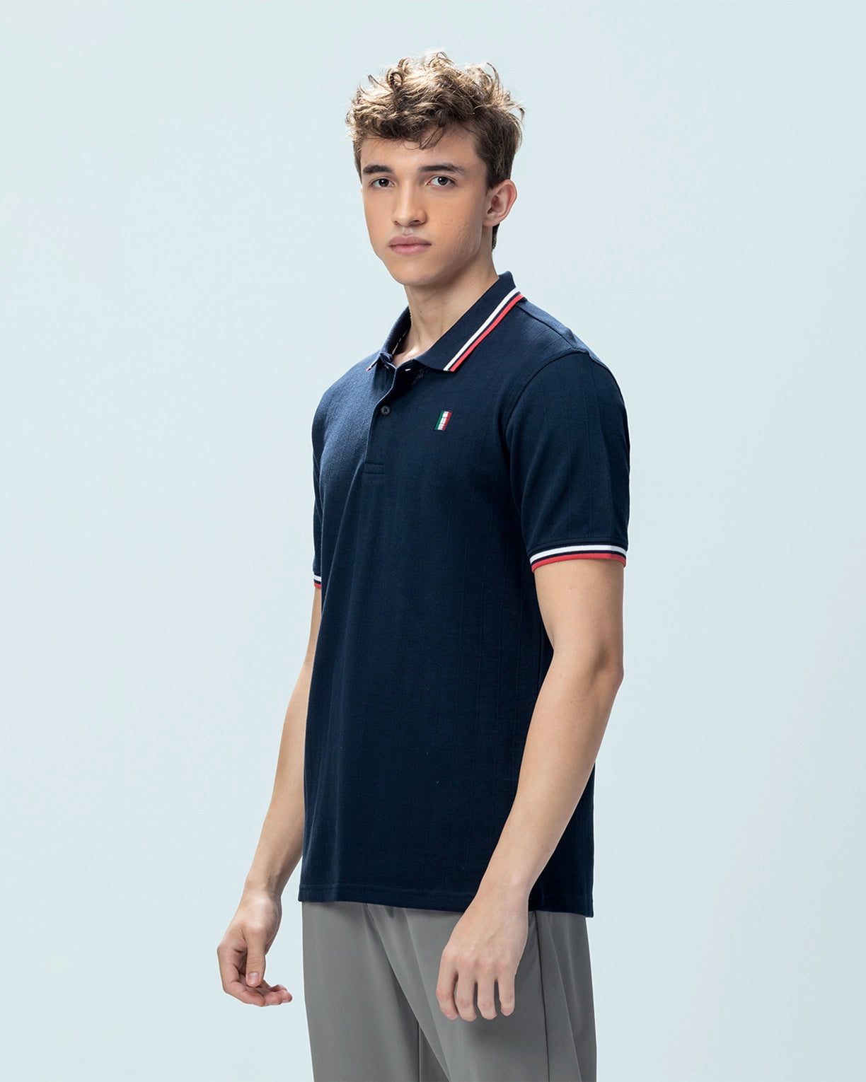 Courtline Italian Polo - Dark Navy