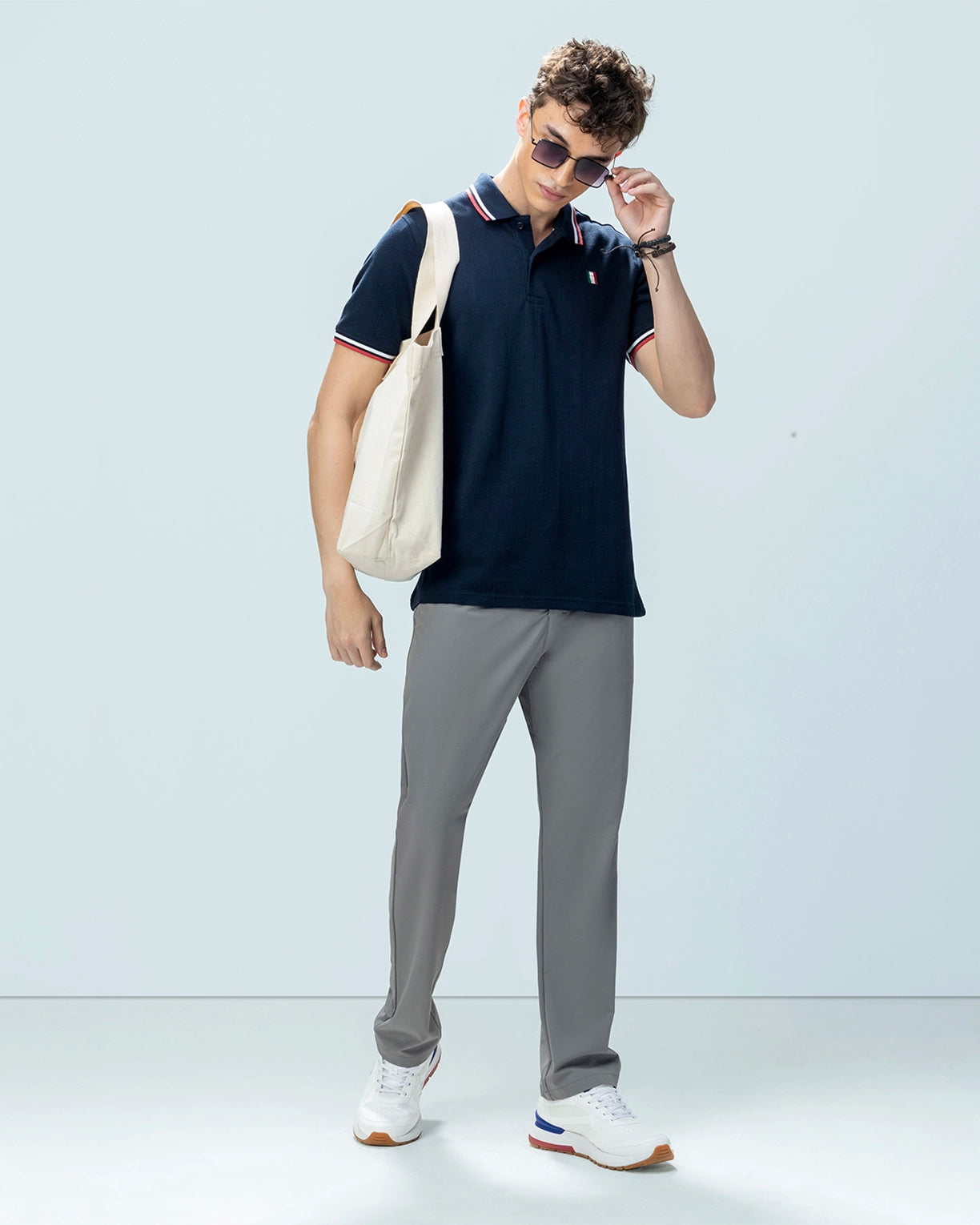 Courtline Italian Polo - Dark Navy