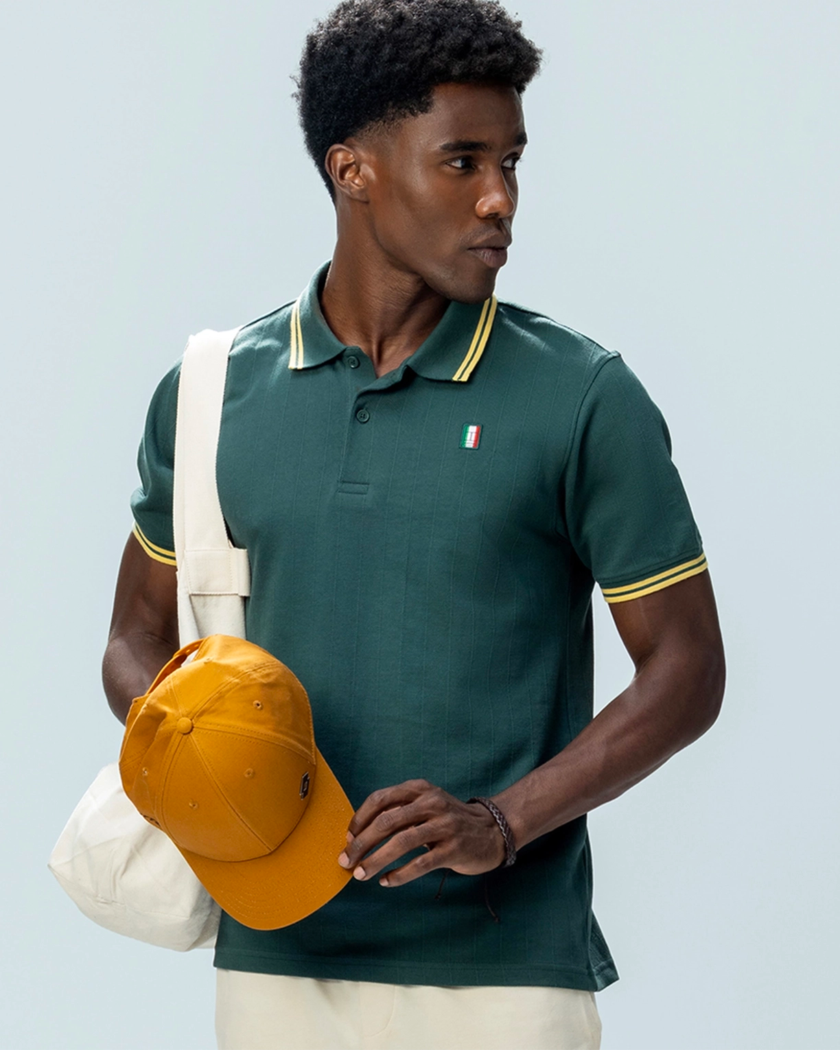 Courtline Italian Polo - Jungle Green