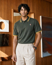Men Lotto Lotto Courtline Italian Polo - Jungle Green T-shirts
