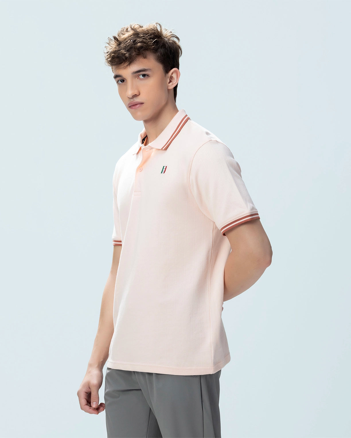 Courtline Italian Polo - Seashell Pink