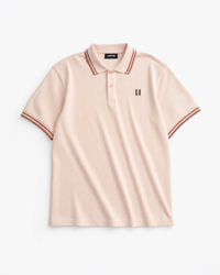 Men Lotto Lotto Courtline Italian Polo - Seashell Pink T-shirts 1