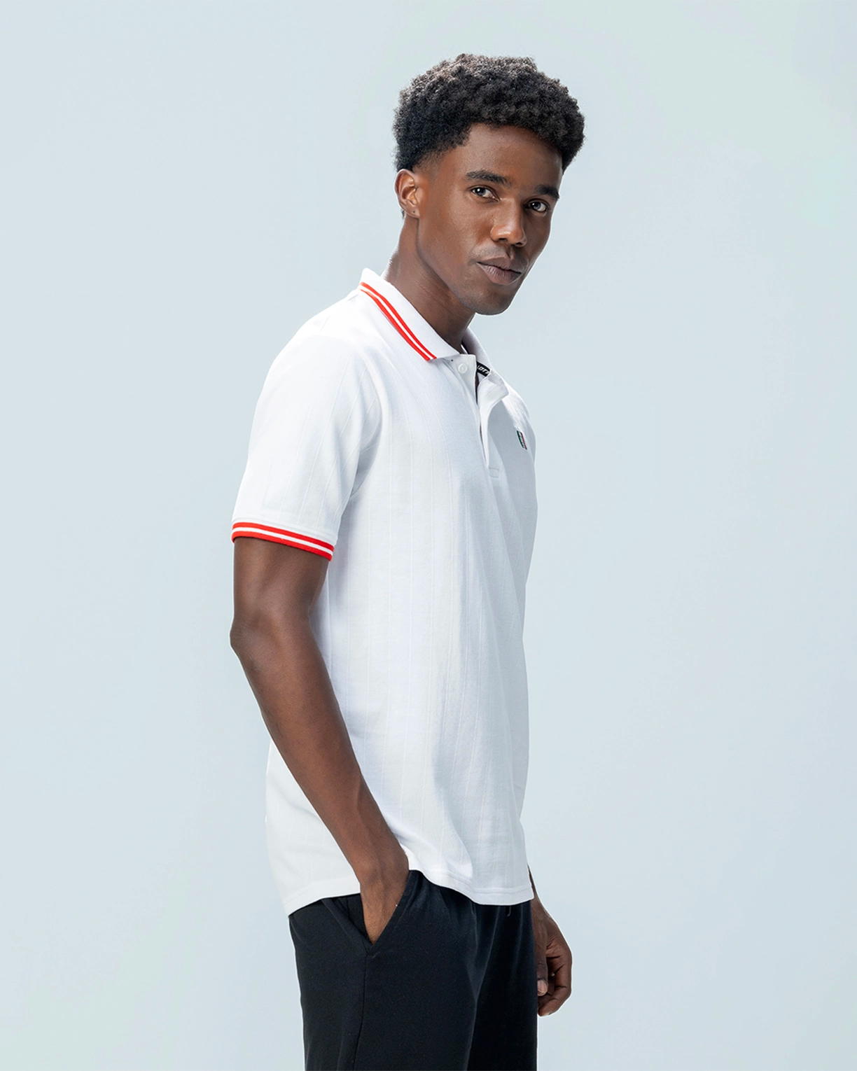 Courtline Italian Polo - Bright White