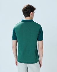 Men Lotto YWC Courtline Polo - Dark Green T-shirts 1