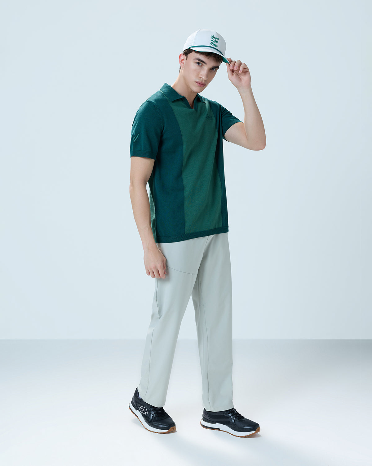 YWC Courtline Polo - Dark Green