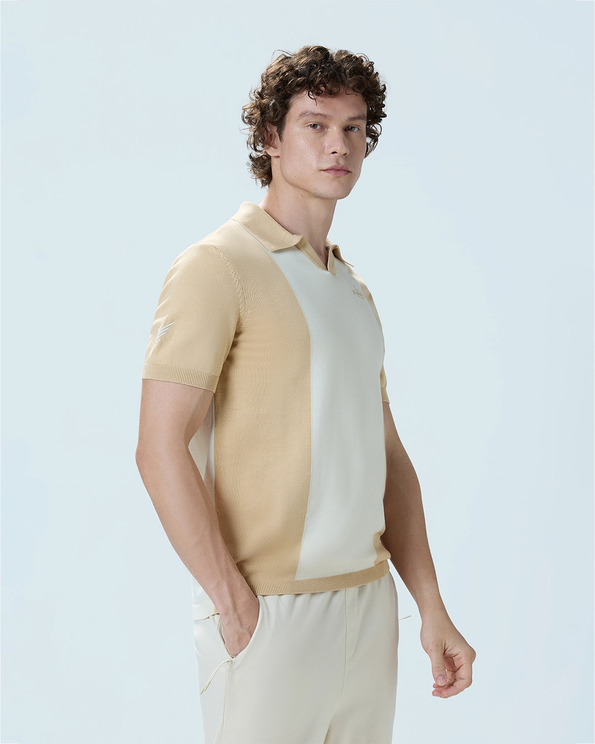 Men Lotto YWC Courtline Polo - White T-shirts2