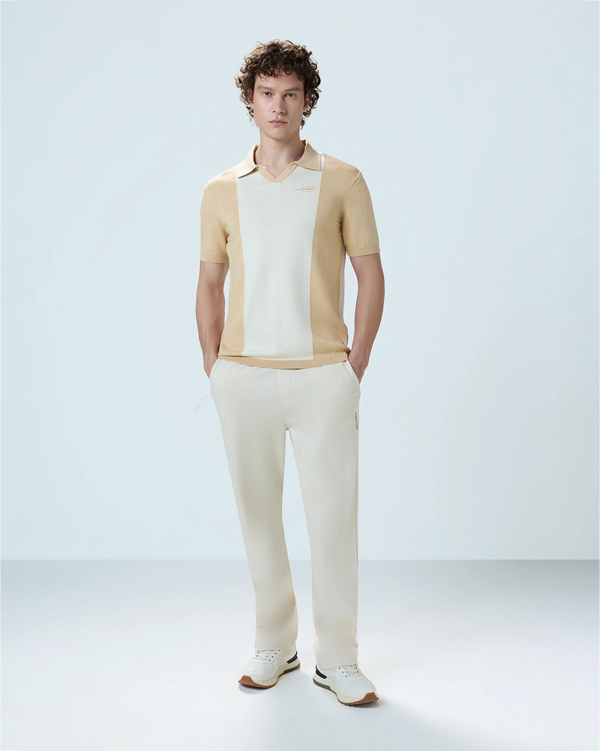 Men Lotto YWC Courtline Polo - White T-shirts7
