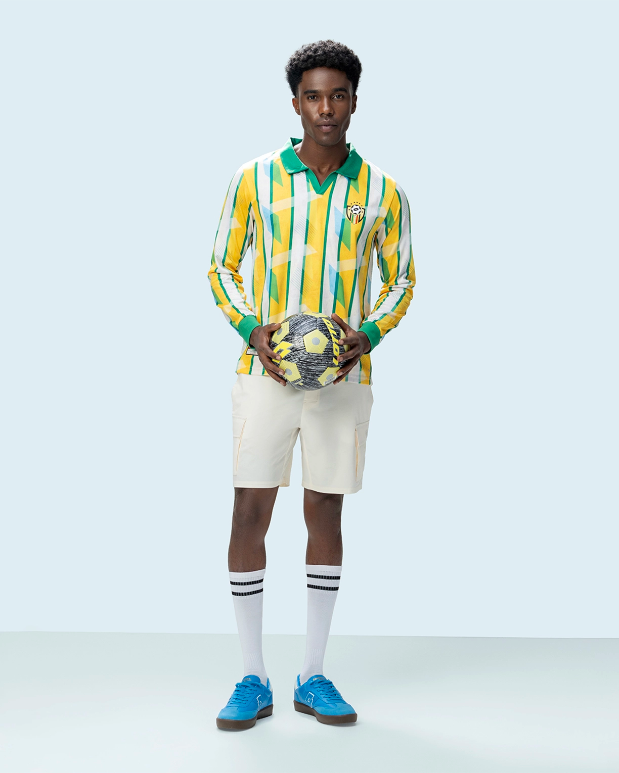 Kickoff Full Sleeves Jersey - Green & Yellow