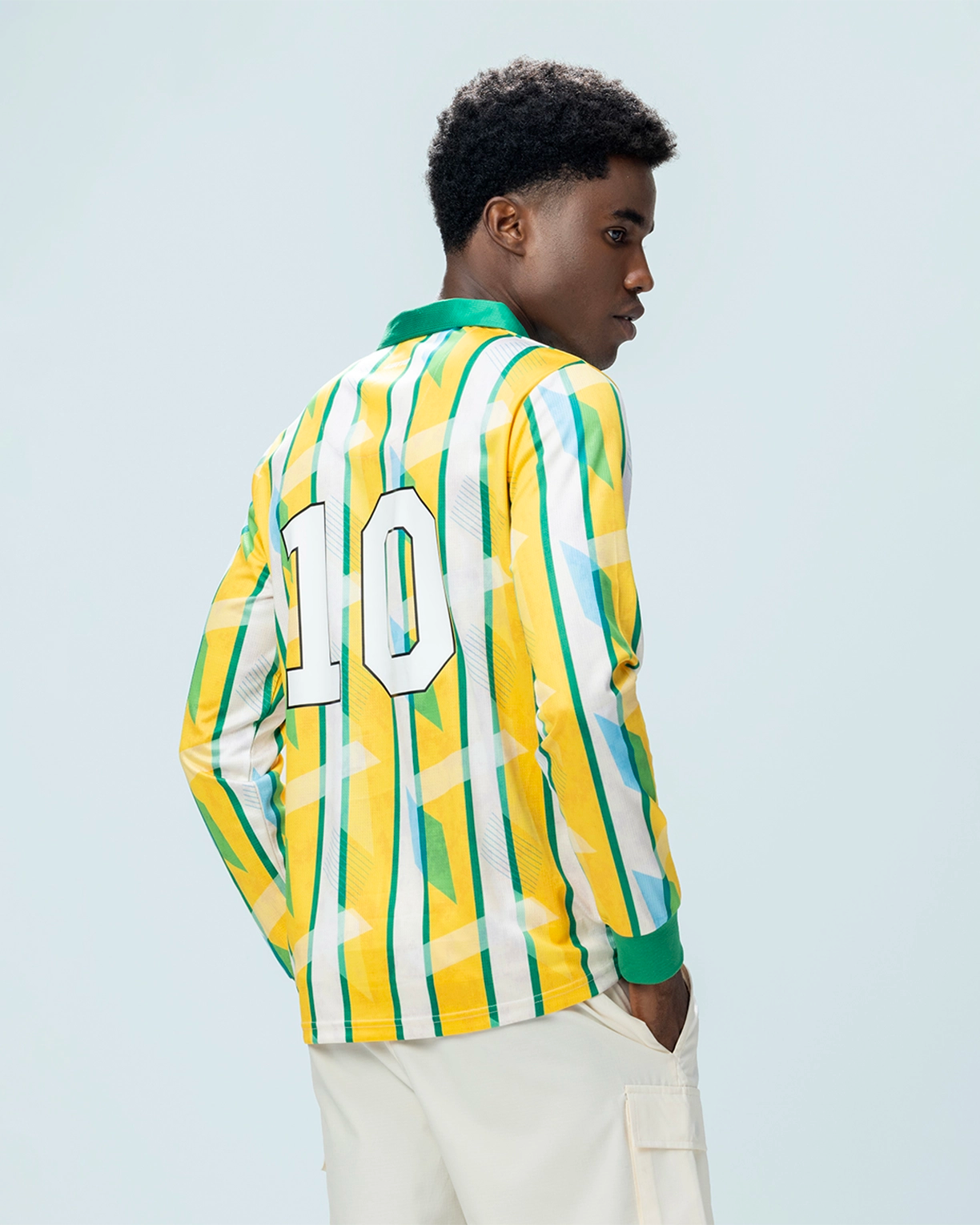 Kickoff Full Sleeves Jersey - Green & Yellow