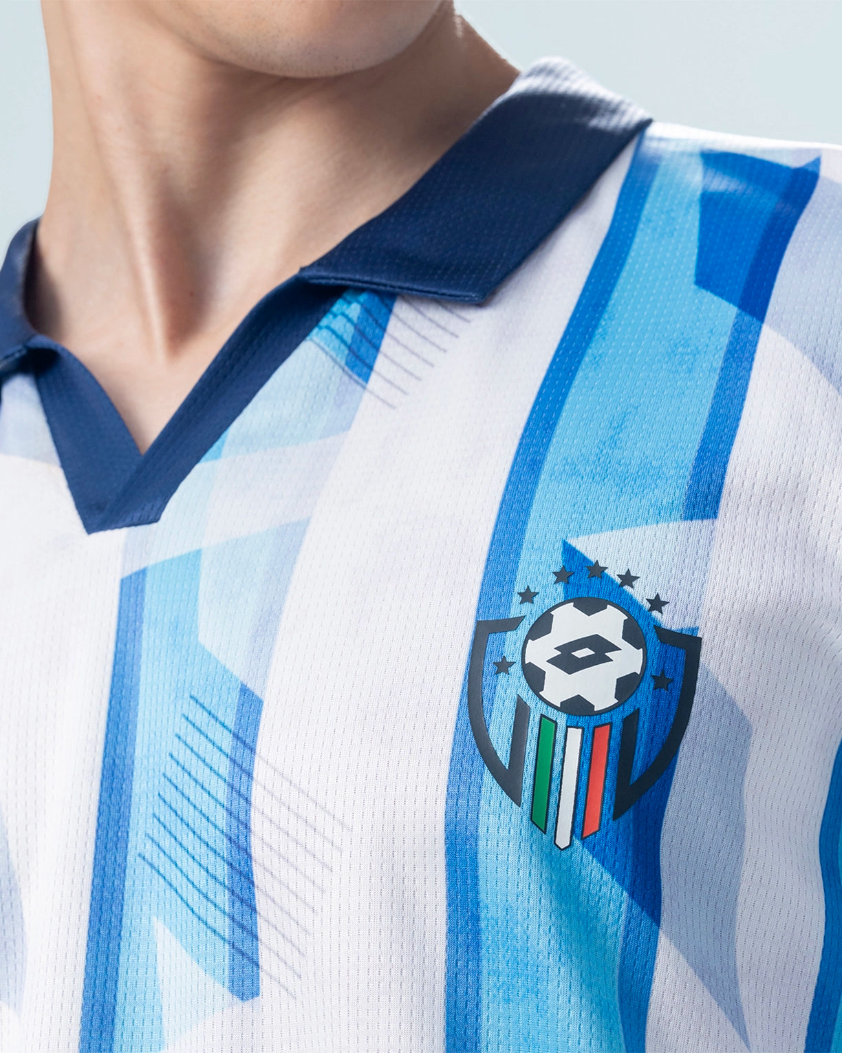 Kickoff Full Sleeves Jersey - Blue & White