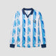 Kickoff Full Sleeves Jersey - Blue & White