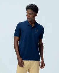 Men Lotto Italian Flag Polo - Peacoat T-shirts 1