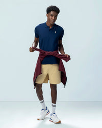 Men Lotto Italian Flag Polo - Peacoat T-shirts