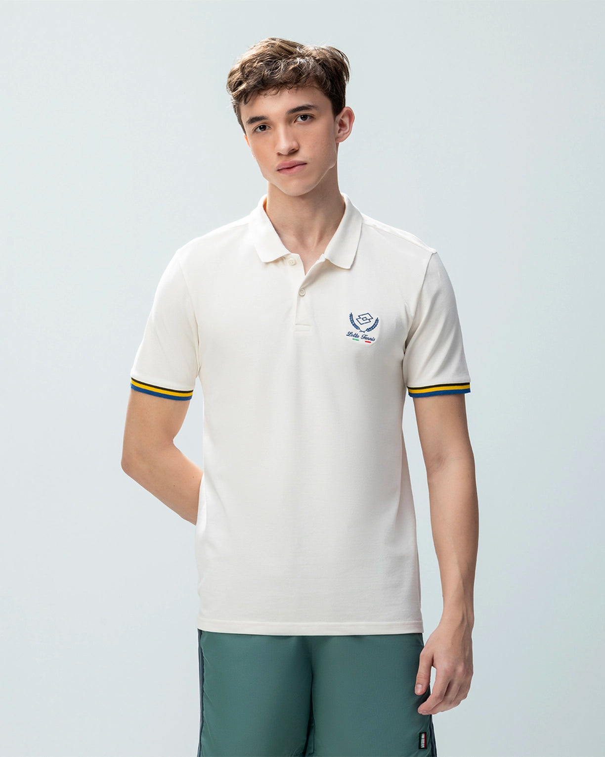 Men Lotto Tipping Polo - Sugar Swizzle T-shirts1