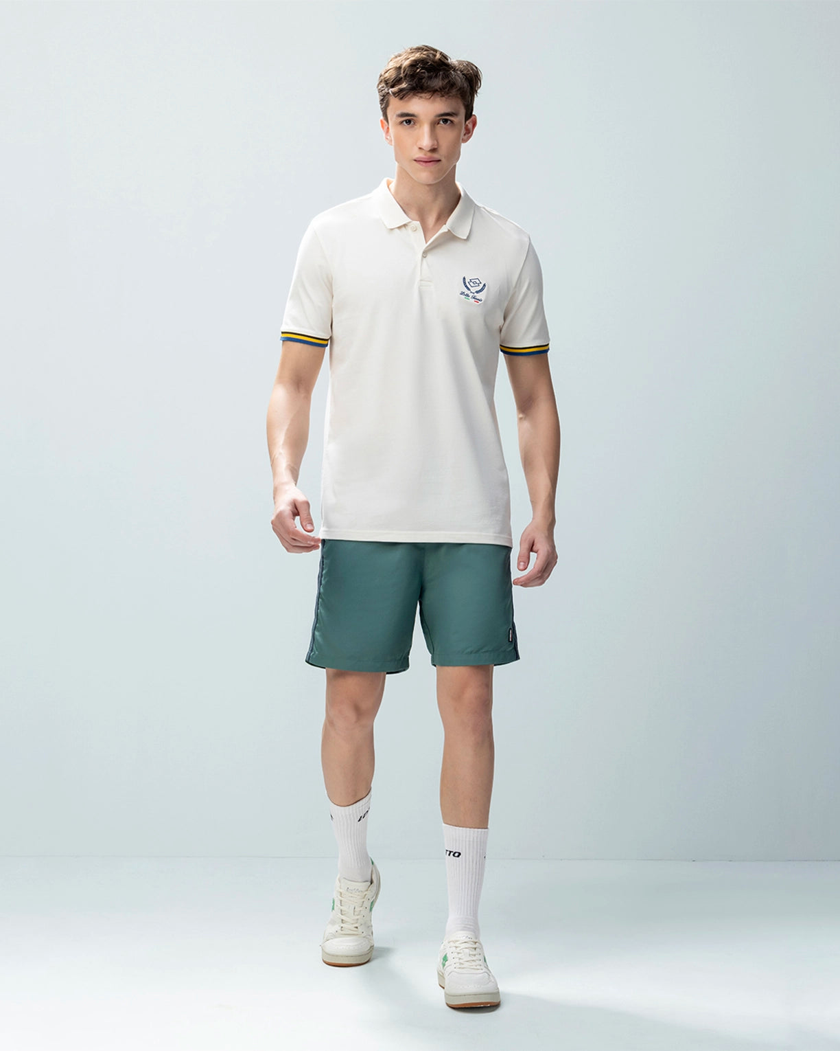 Men Lotto Tipping Polo - Sugar Swizzle T-shirts0