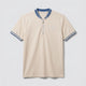 Chinese Collar Polo - Sugar Swizzle