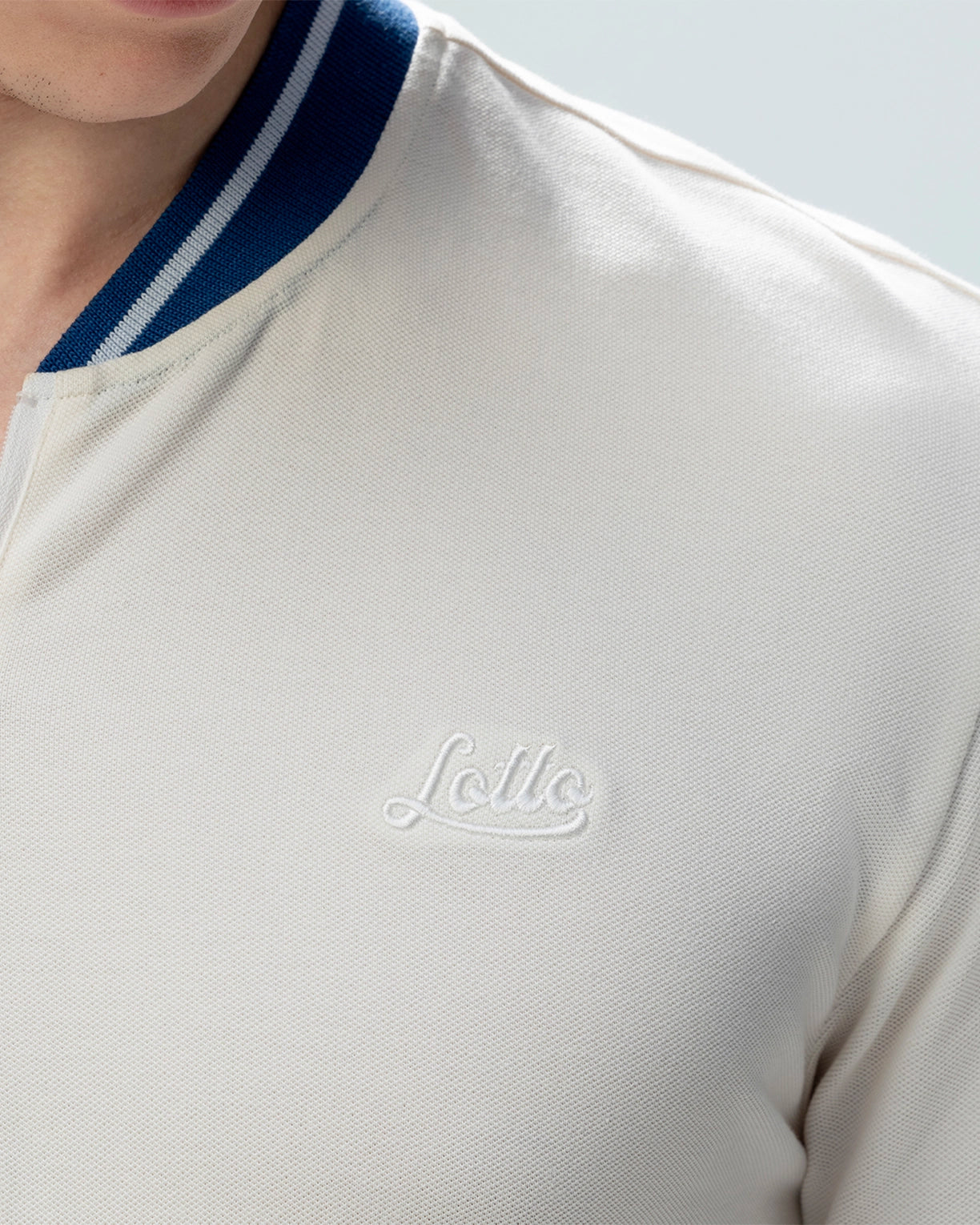 Men Lotto Chinese Collar Polo - Sugar Swizzle T-shirts3