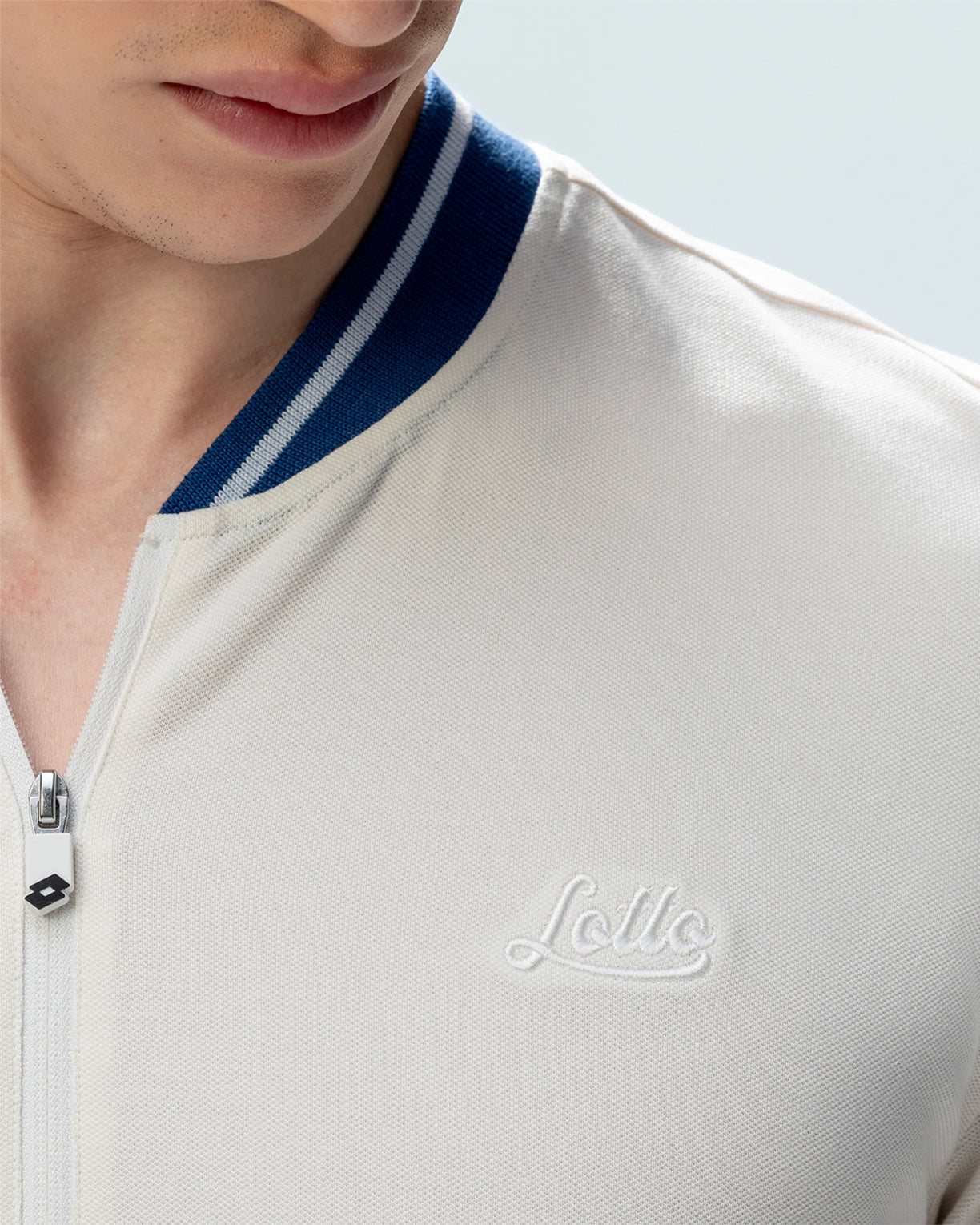Chinese Collar Polo - Sugar Swizzle