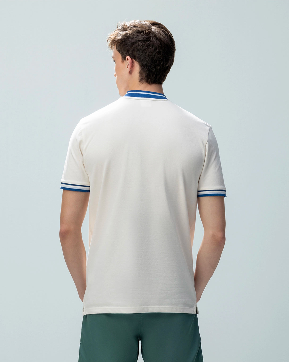 Men Lotto Chinese Collar Polo - Sugar Swizzle T-shirts6