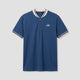 Chinese Collar Polo - True Navy
