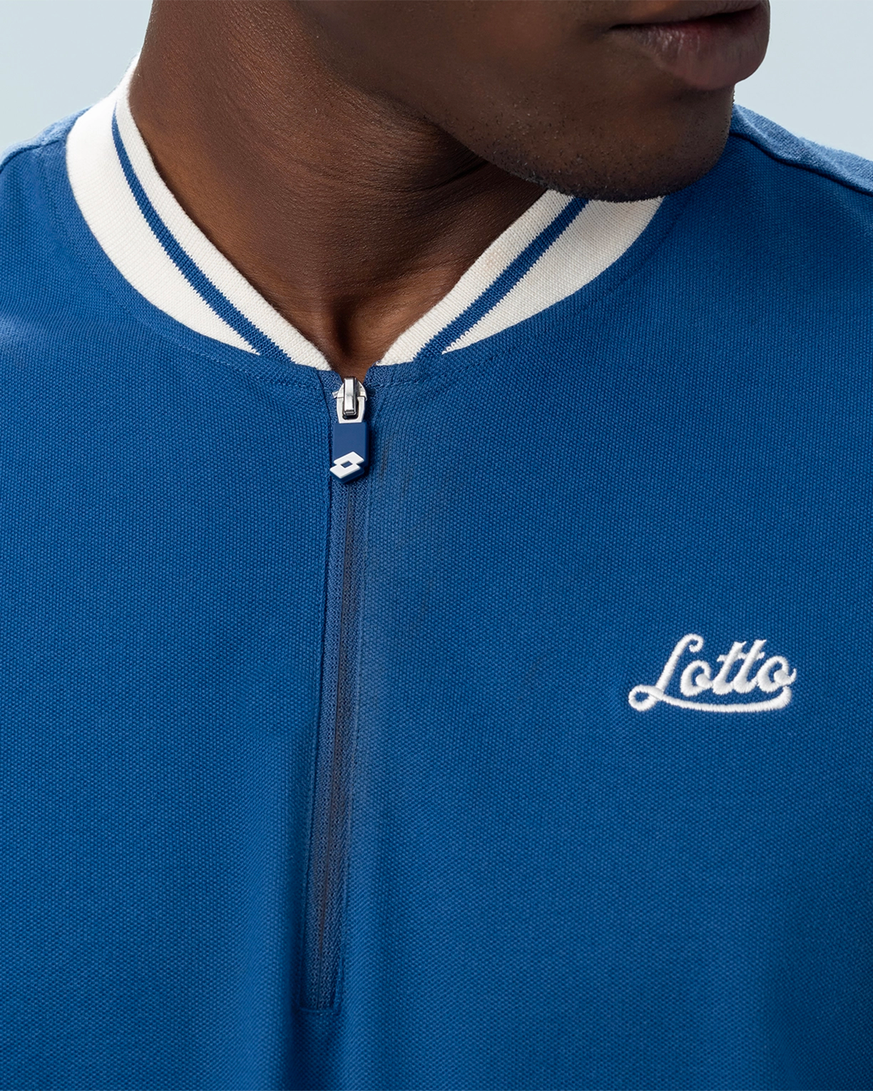 Chinese Collar Polo - True Navy