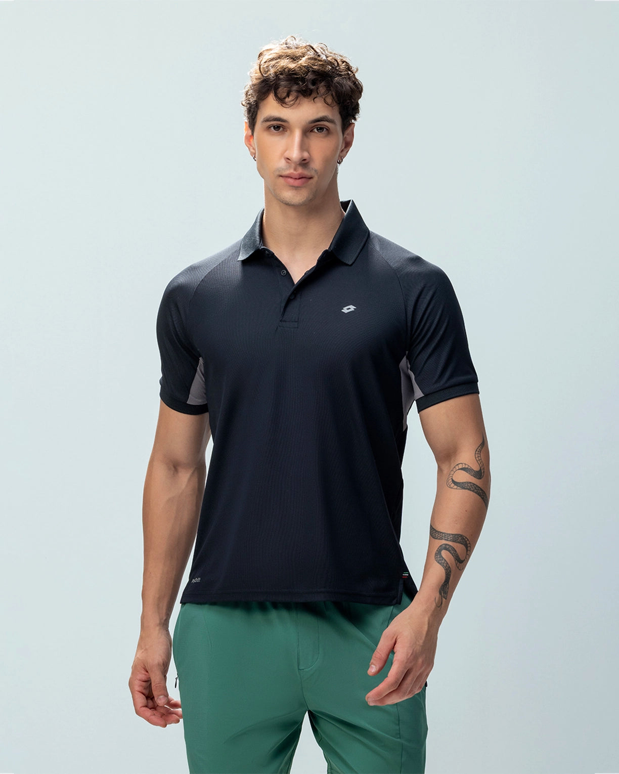 Men Lotto Play Polo - Stretch Limo T-shirts1