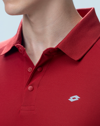 Men Lotto Play Polo - Red Dahlia T-shirts 1