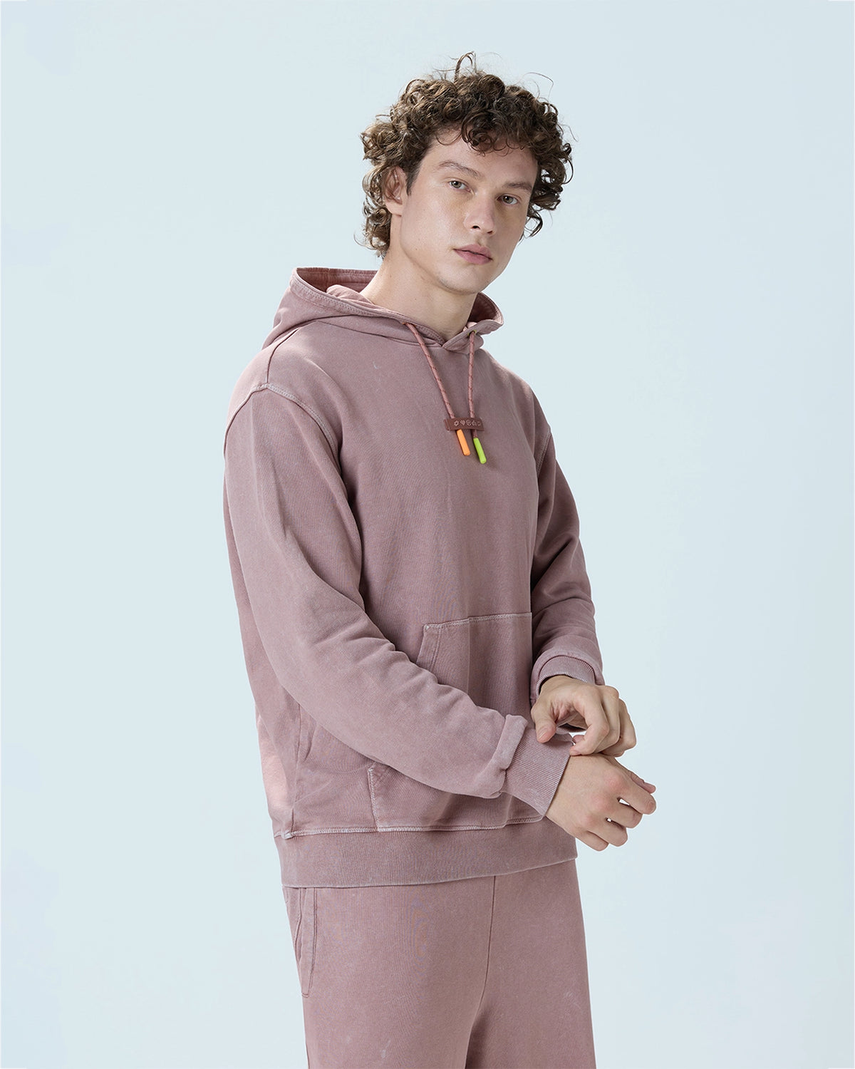 Street Play Co-Ord Set Hoodie - Dusty Pink