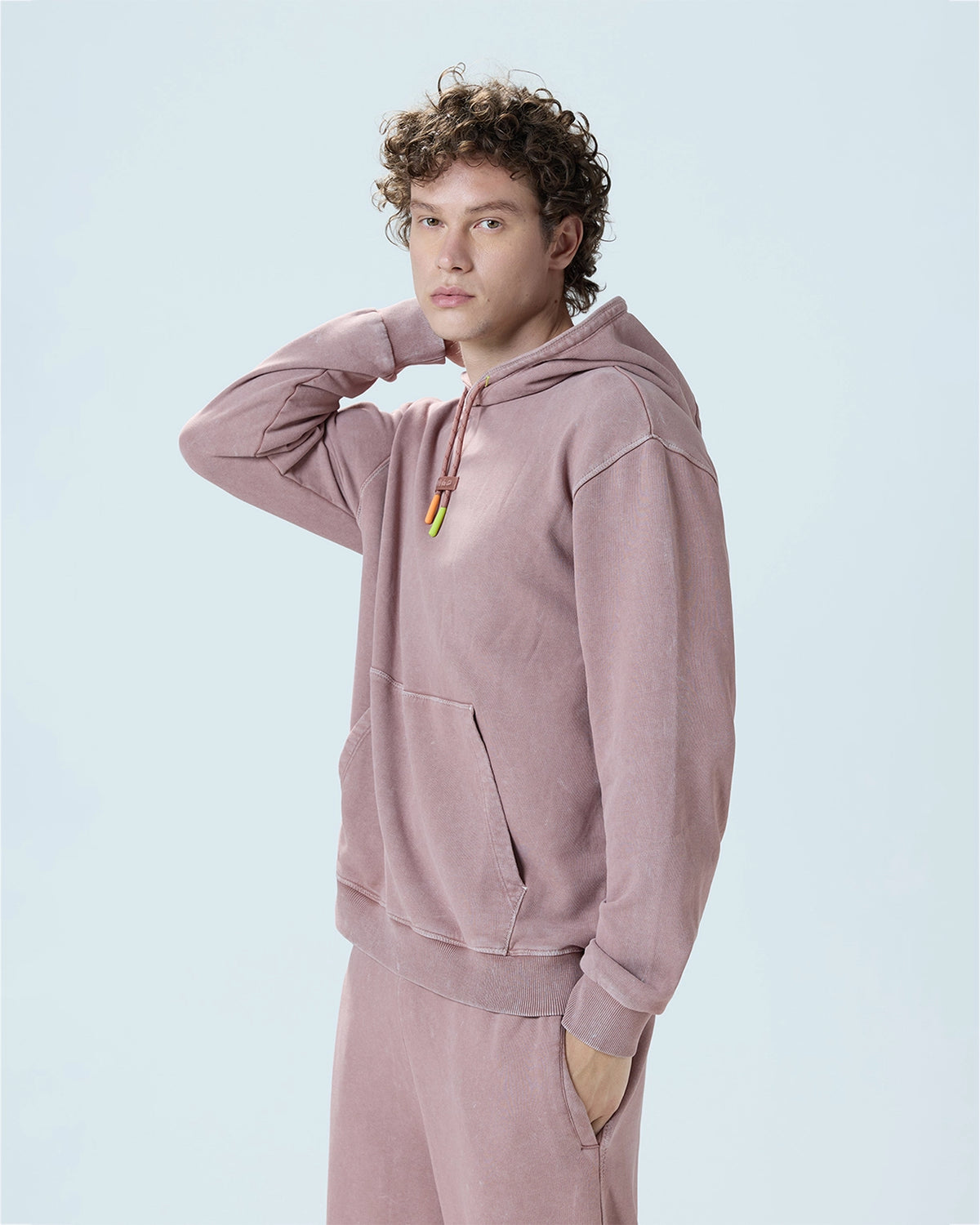 Street Play Co-Ord Set Hoodie - Dusty Pink