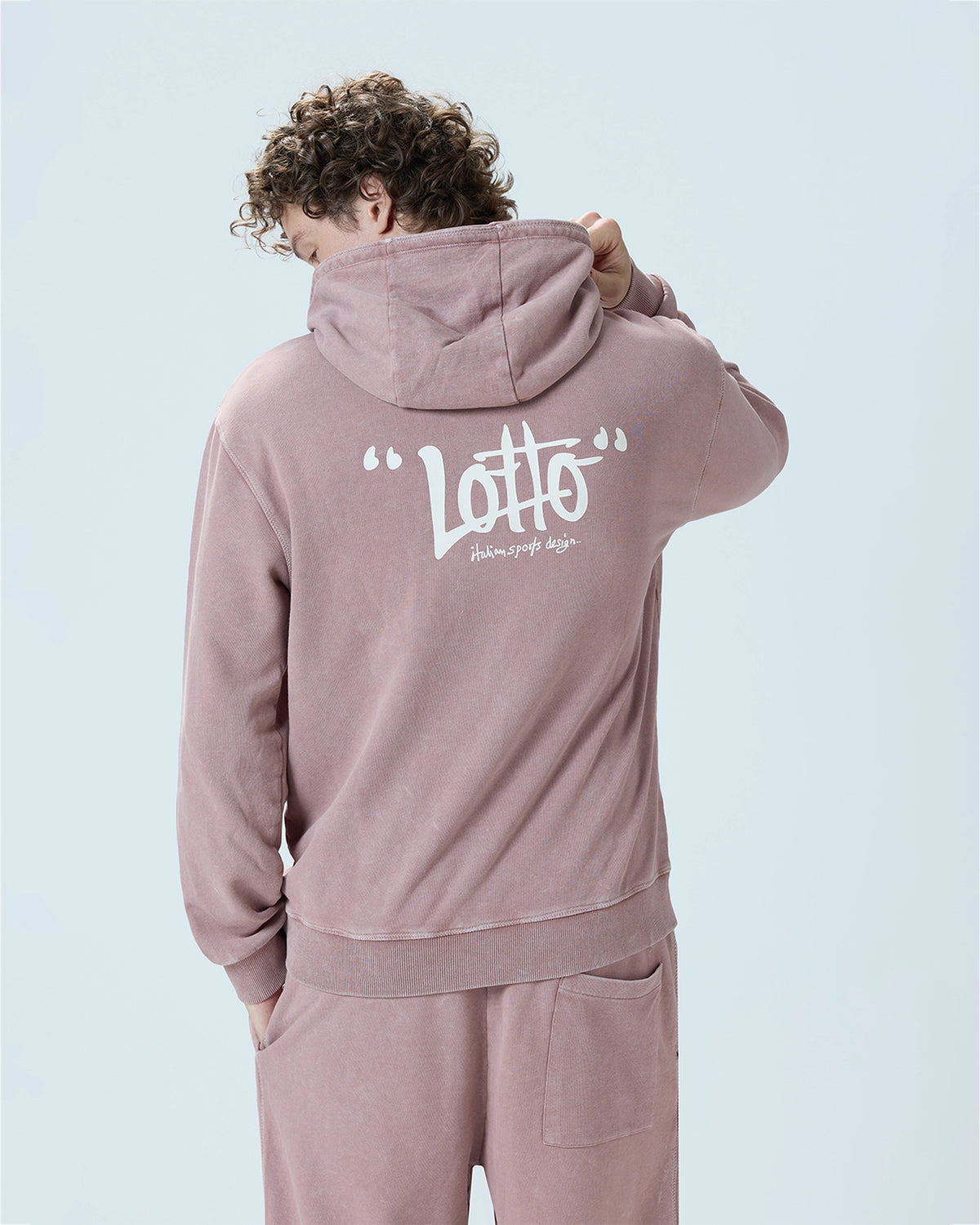 Street Play Co-Ord Set Hoodie - Dusty Pink