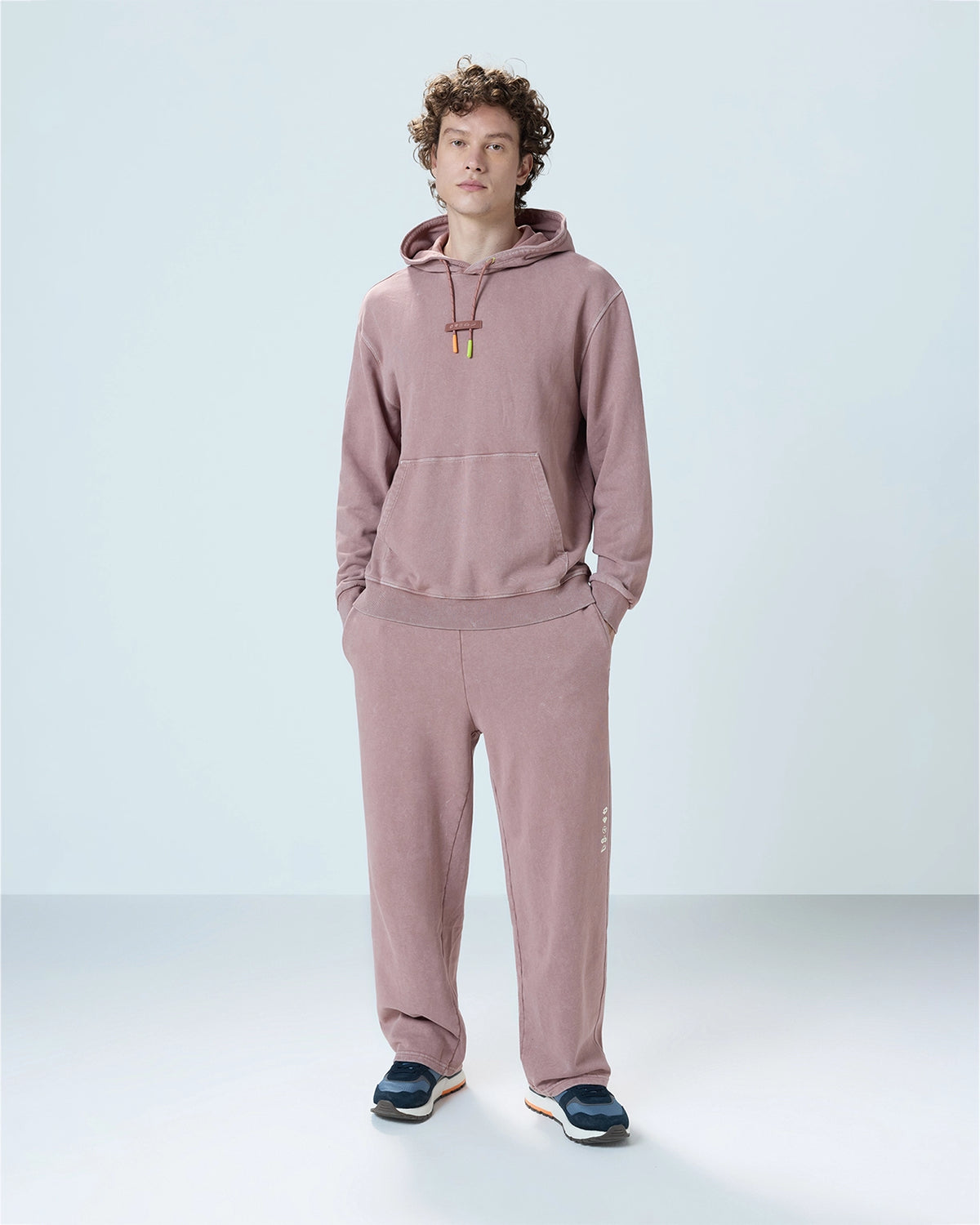 Street Play Co-Ord Set Hoodie - Dusty Pink