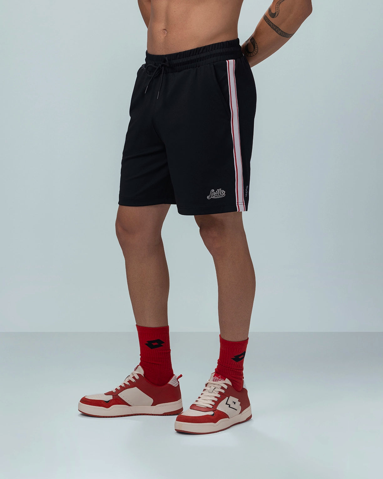 Men Lotto League Shorts - Black Beauty Shorts2