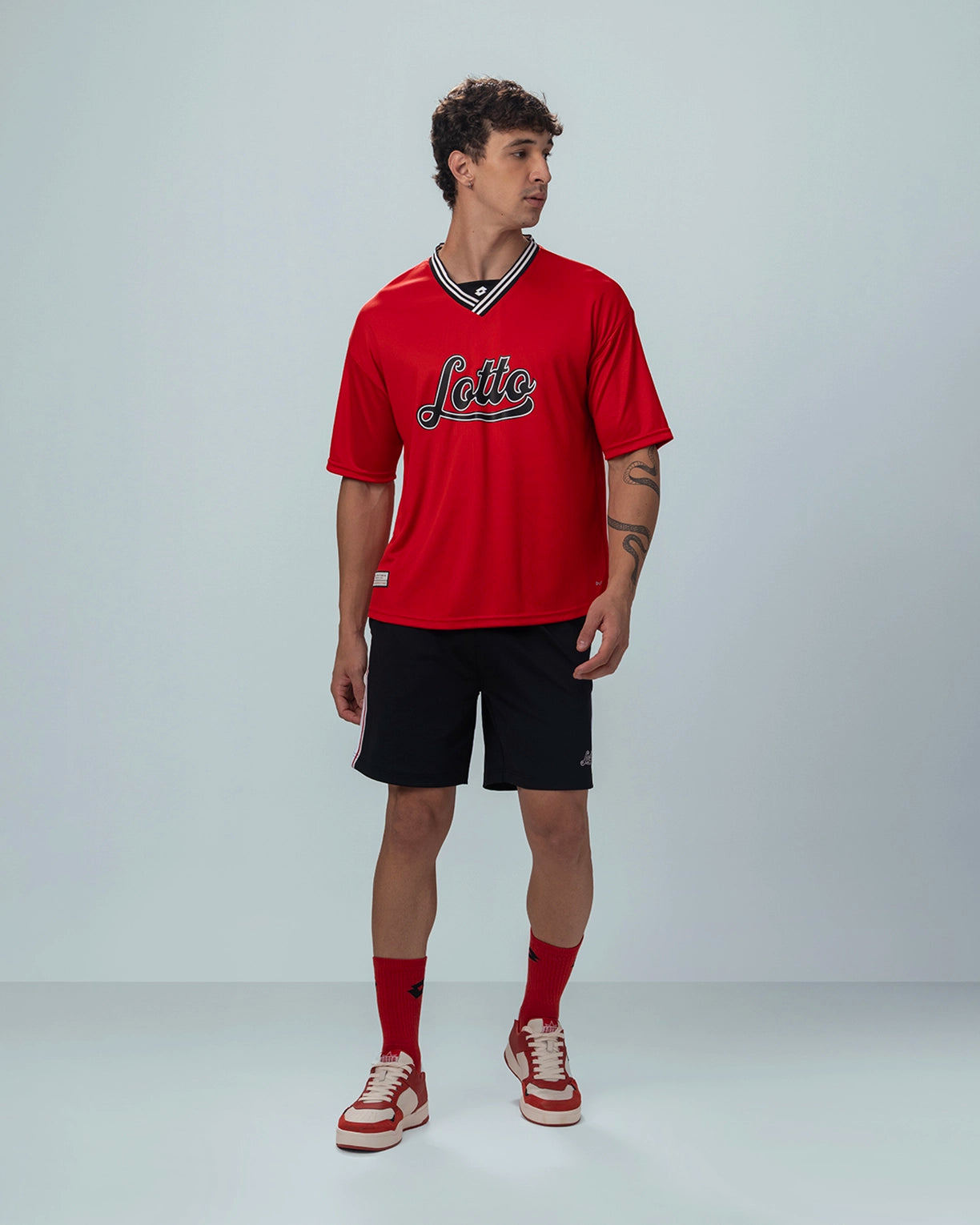 Men Lotto League Shorts - Black Beauty Shorts5