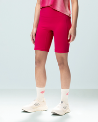 Women Lotto Play Utility Biker Shorts - Pink Shorts 1