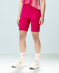 Women Lotto Play Utility Biker Shorts - Pink Shorts 1