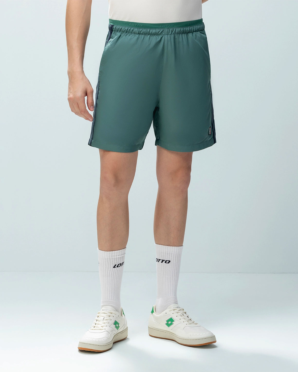Men Lotto Courtline Shorts - Smoke Pine Shorts5