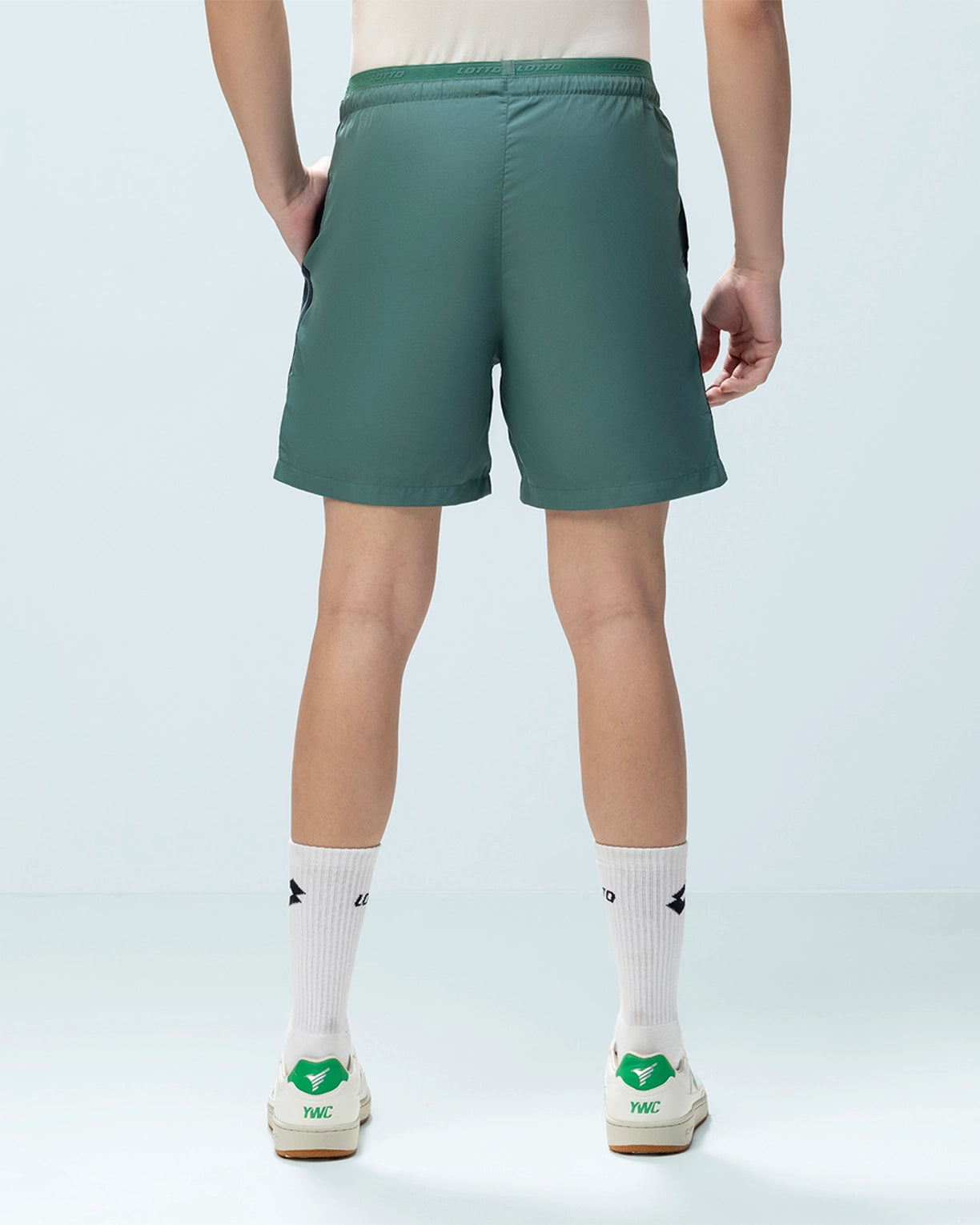 Courtline Shorts - Smoke Pine