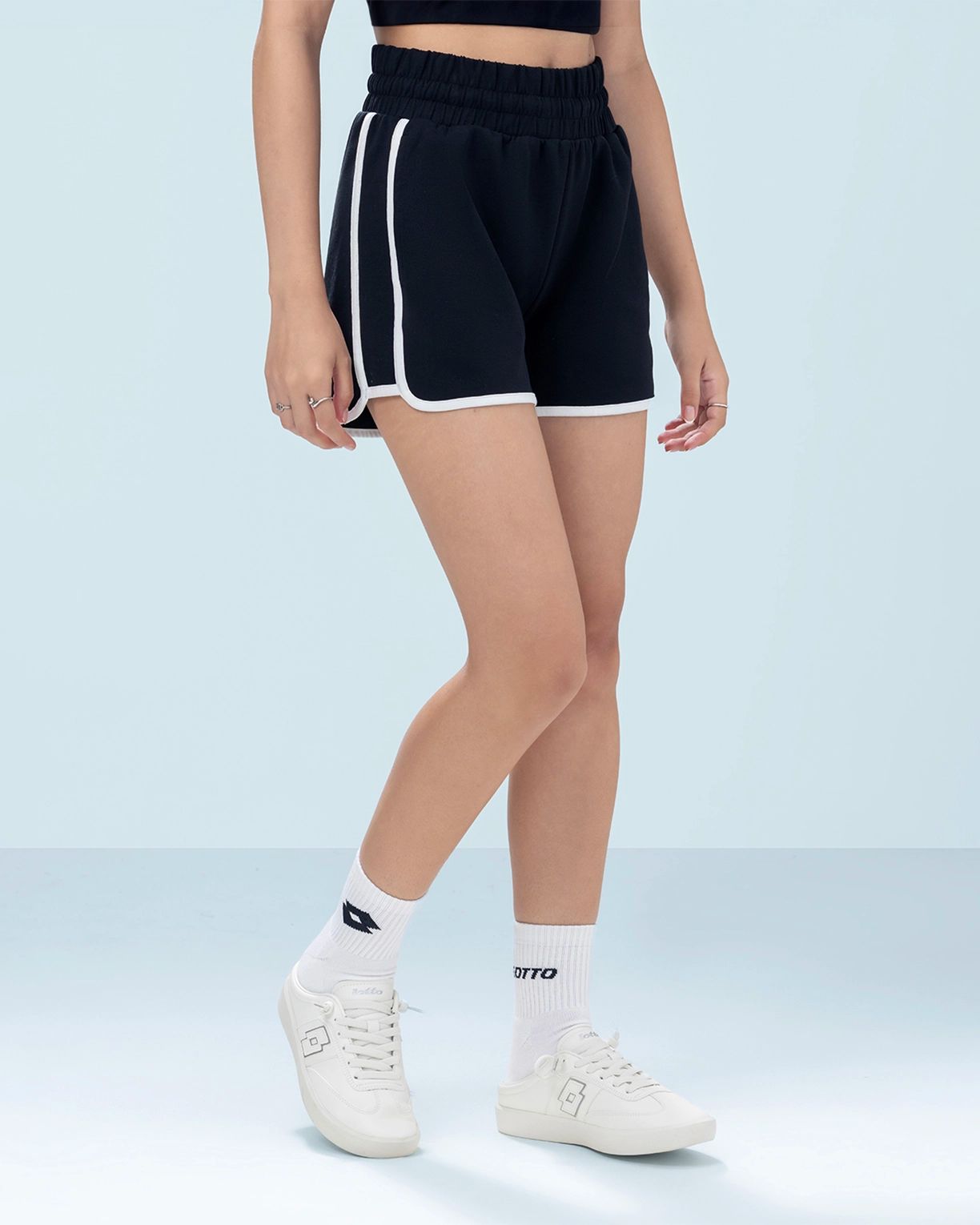 Lotto Courtline Shorts - Black Beauty