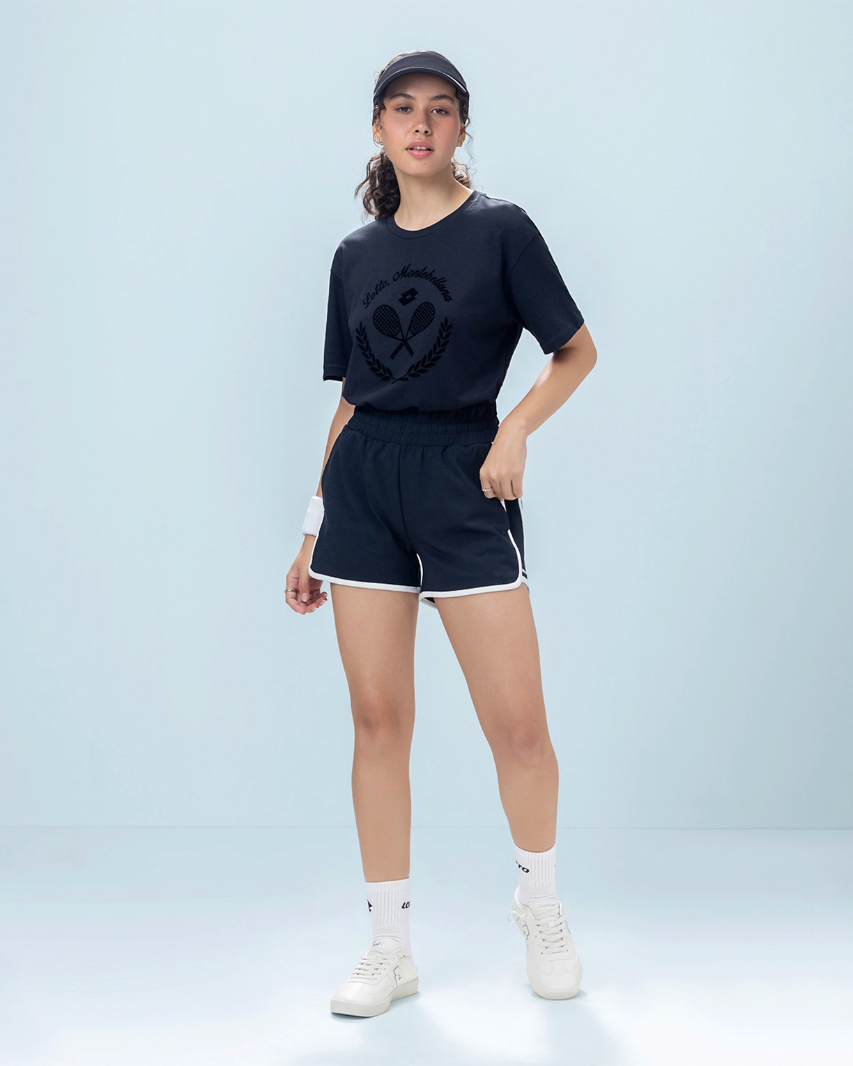 Lotto Courtline Shorts - Black Beauty