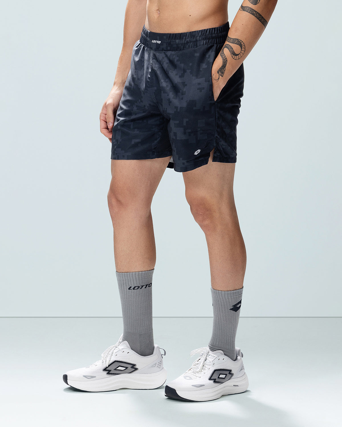 Play Camo Shorts - Grey Camo