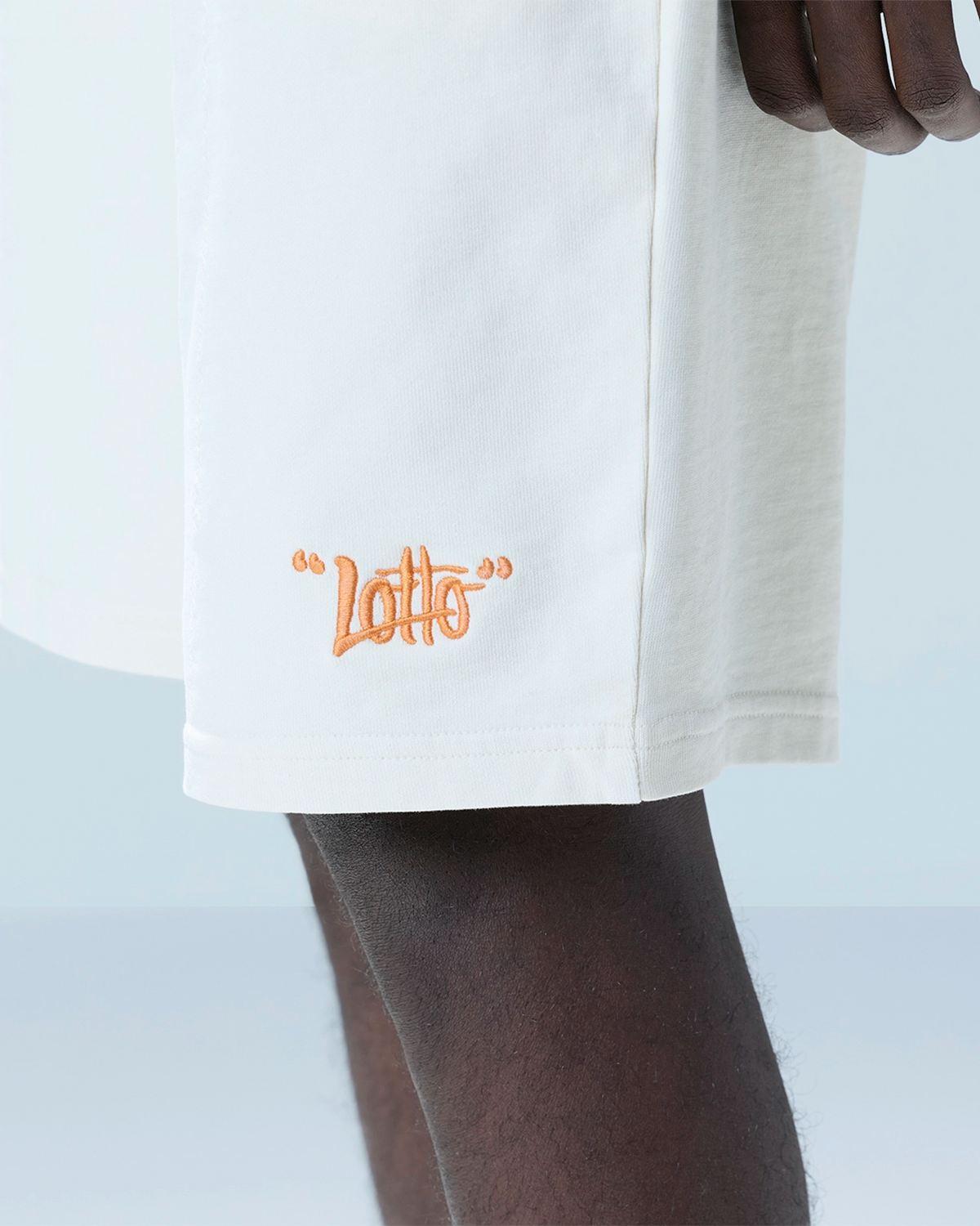 Men Lotto Street Play Shorts - Off White Shorts4
