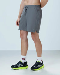 Men Lotto Play Shorts - Steel Gray Shorts 1