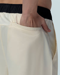 Men Lotto Slit Shorts - Whisper White Shorts 1