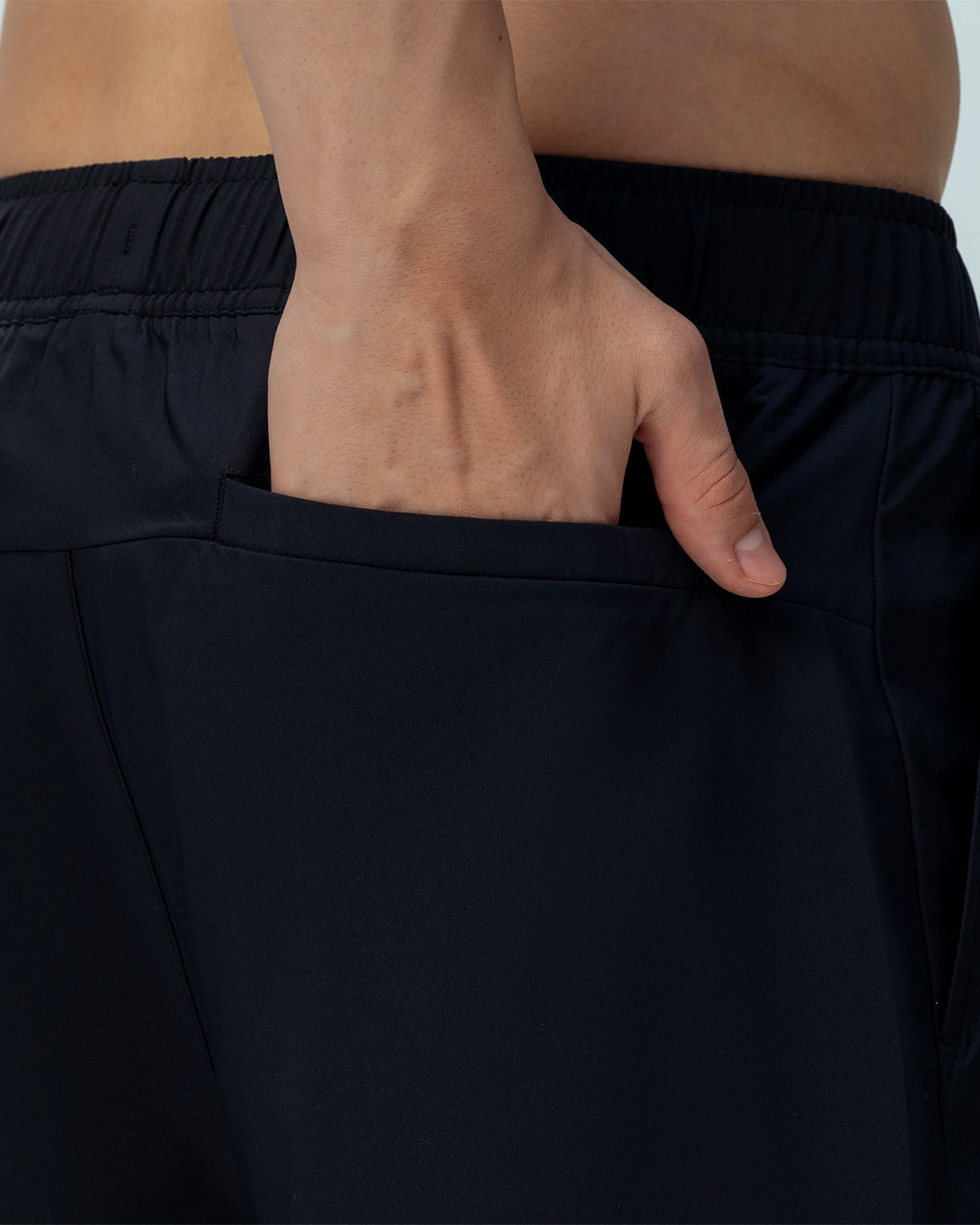 Men Lotto Slit Shorts - Black Beauty Shorts4