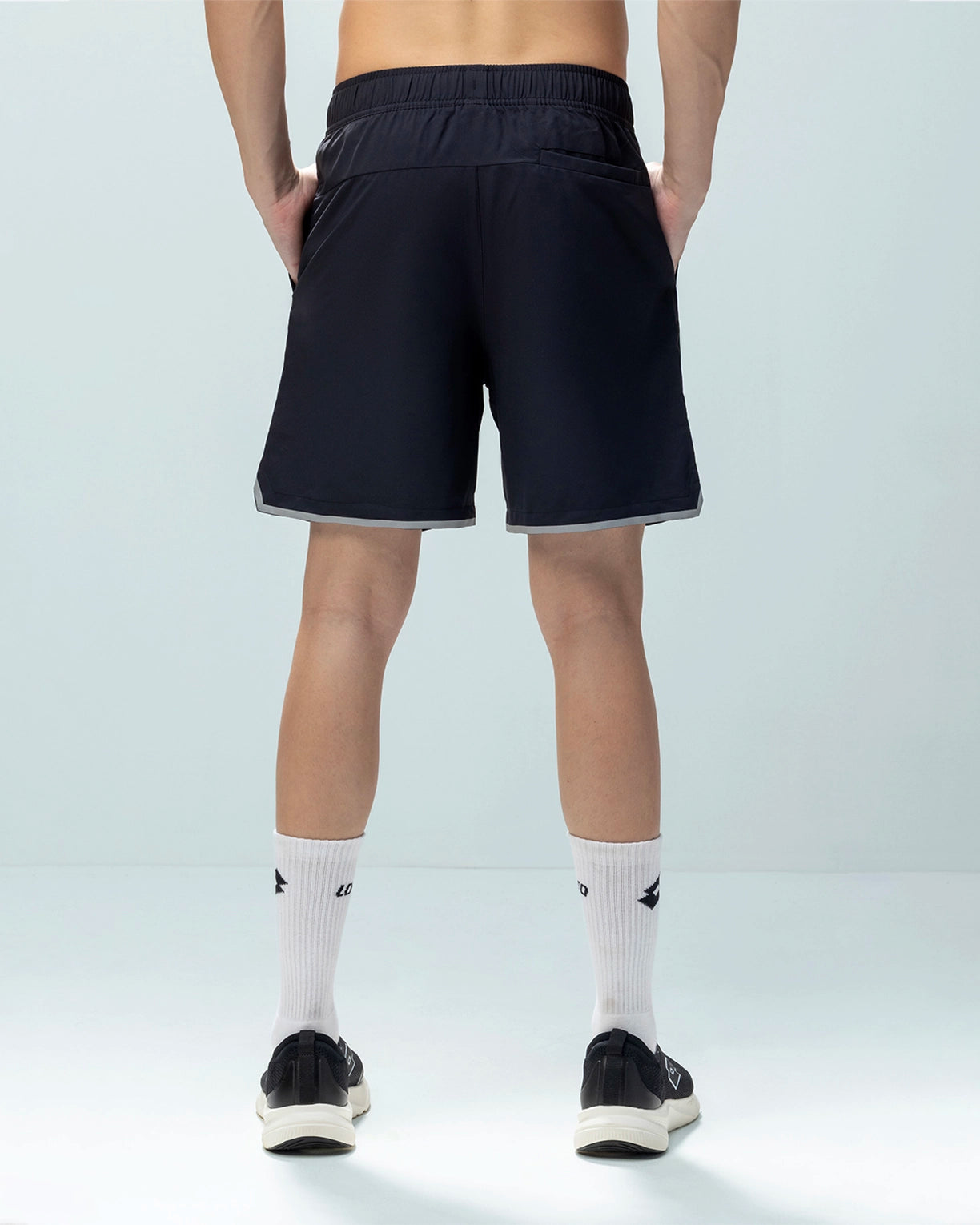 Men Lotto Slit Shorts - Black Beauty Shorts6